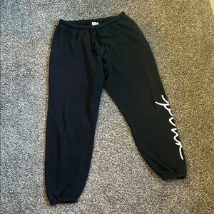 Victoria's Secret Pink Black Lounge Pants
